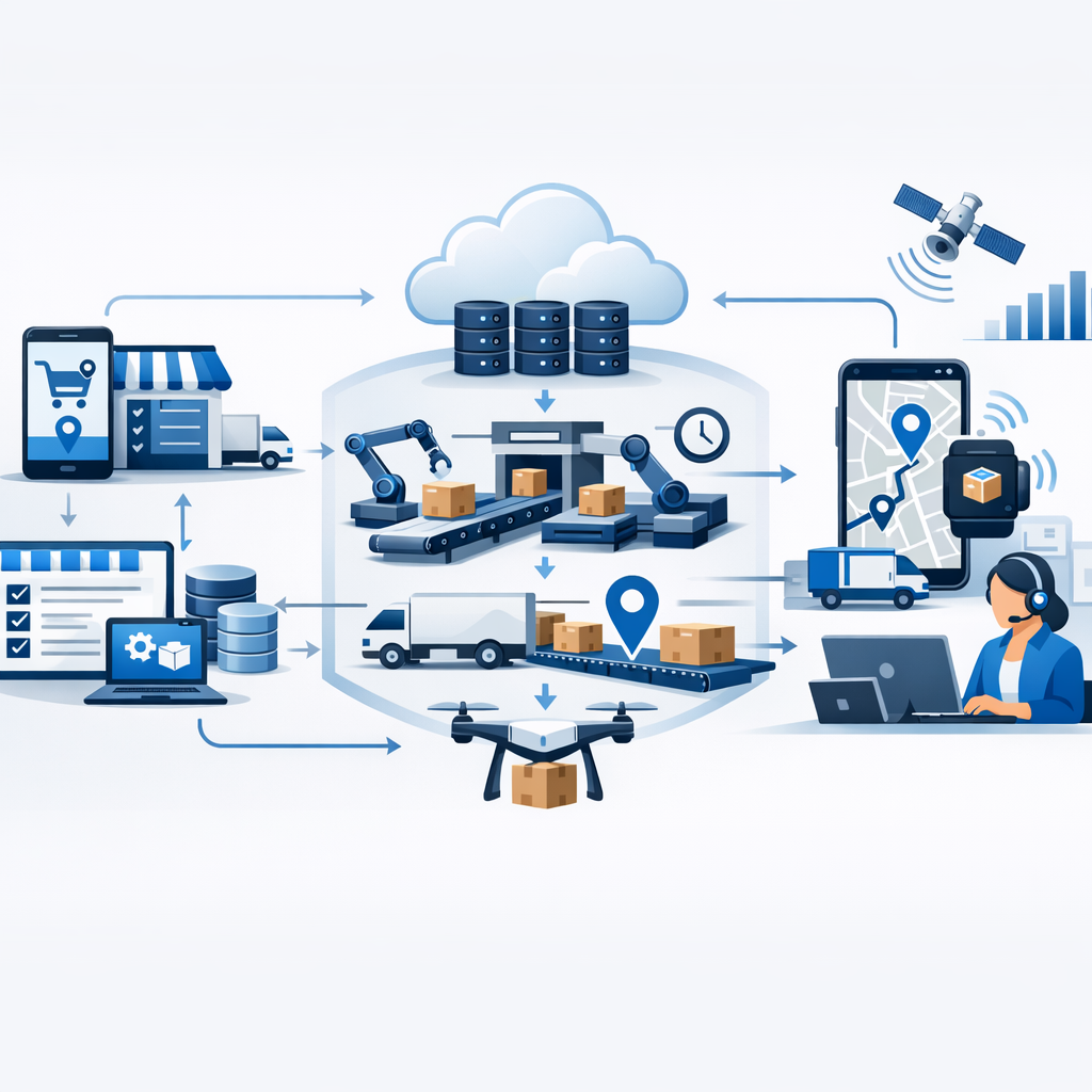 Data flow in delivery systems